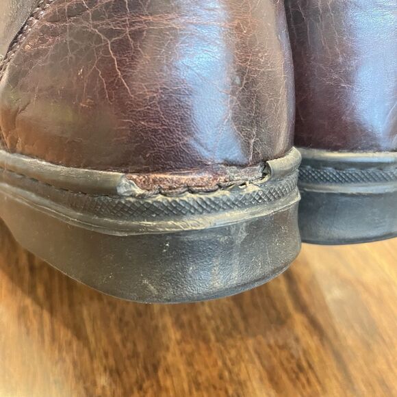 Footprints by Birkenstock EU Size 42 Women’s Brown Leather Lace up Ankle Boots - Picture 4 of 10